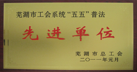 2011先进单位